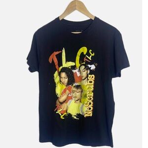 Black TLC No Scrubs Graphic T-Shirt L
